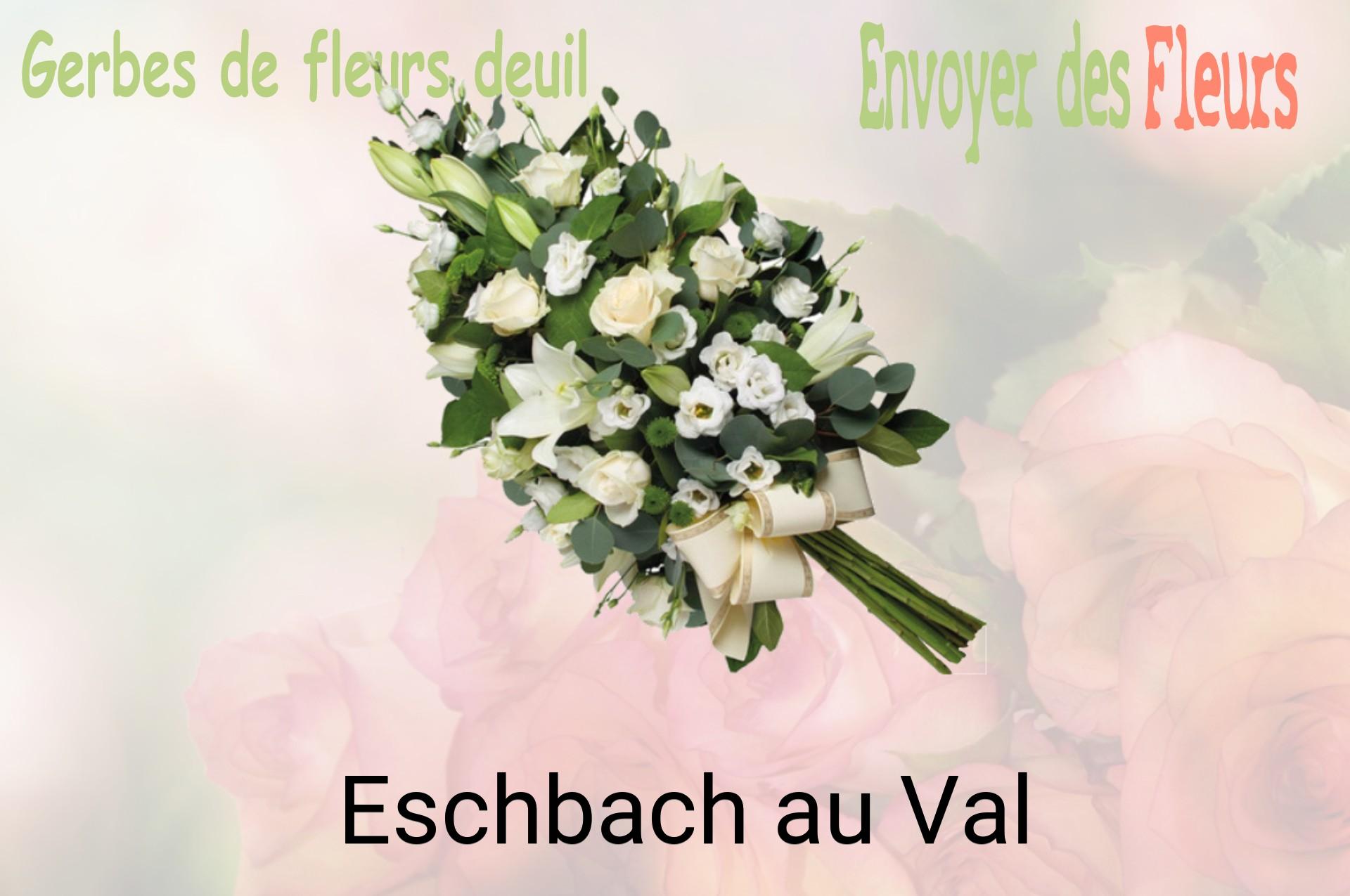 Gerbe de fleurs de deuil livrée à Eschbach-au-Val